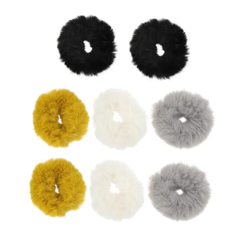 CLISPEED 8 Stück Teiliges Flauschiges Haargummi Elastische Haarbänder in Schwarz Senfgelb und Weiß Weiche Haarringe für Mädchen Schonend Vielseitig für Schule Party Alltag Geeignet CLISPEED 8 Stück Teiliges Flauschiges Haargummi Elastische Haarbänder in Schwarz Senfgelb und Weiß Weiche Haarringe für Mädchen Schonend Vielseitig für Schule Party Alltag Geeignet von CLISPEED