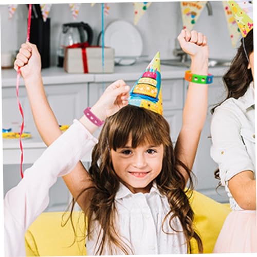 CLISPEED 8 Stück Teiliges Silikonarmband Verstellbare Bunte Sport und Party Wristbands aus Hautfreundlichem Langlebigem Silikon Modisch Praktisch für Festival Alltag und Team Events von CLISPEED