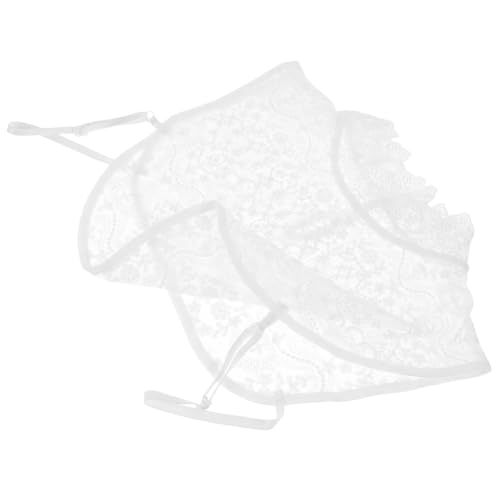 CLISPEED Abnehmbarer Falscher Spitzenkragen Damen Modischer Blusenkragen Einsatz Wiederverwendbar Verleiht Harmonische Halslinie Passend für Vielseitige Outfits Jahreszeiten von CLISPEED