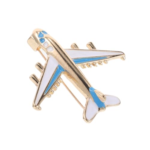 CLISPEED Airplane Brooch Damen Eleganter Flugzeug Anstecker aus Legierung Vielseitiges DIY Accessoire für Hemden Jacken Individualisierbare Modebrosche Stilvolles Schmuckstück für Kleidung CLISPEED Airplane Brooch Damen Eleganter Flugzeug Anstecker aus Legierung Vielseitiges DIY Accessoire für Hemden Jacken Individualisierbare Modebrosche Stilvolles Schmuckstück für Kleidung von CLISPEED