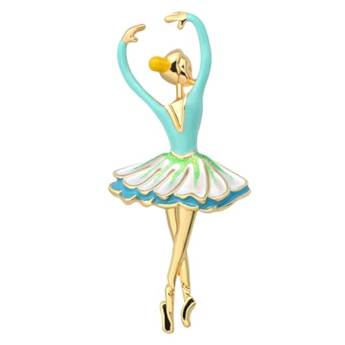 CLISPEED Alloy Balletttänzerin Brosche Leichte Mode Brosche für Kleidung Rucksack Mütze Vielseitige Schmuck Corsage für Damen und Dekoratives Accessoire Langlebig und Kreativ von CLISPEED