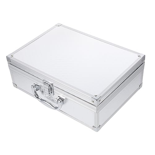 CLISPEED Aluminium Legierung Werkzeugtragekoffer Tragbarer Werkzeugaufbewahrungskoffer für Reisen Robustes und Werkzeug Organizer Case für Außenbereich von CLISPEED