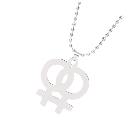 CLISPEED Anhänger Halskette Damen Hohlkette Schlüsselanhänger Symbol Schmuck für Party Hochzeit Alltag Verlobung Geschenkidee Kette mit Einzigartigem Design von CLISPEED