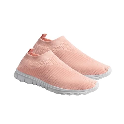 CLISPEED Atmungsaktive Damen Sportschuhe Mesh Sneaker Leicht und Angenehm Casual Laufschuhe für Outdoor Freizeit und Training von CLISPEED