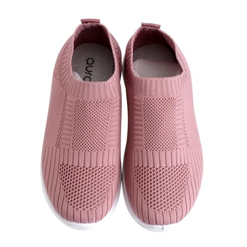 CLISPEED Atmungsaktive Damen Sportschuhe Slip Sneaker Leichtgewichtige rutschfeste Freizeitschuhe für Frühling und Herbst Weiche Sohle CLISPEED Atmungsaktive Damen Sportschuhe Slip Sneaker Leichtgewichtige rutschfeste Freizeitschuhe für Frühling und Herbst Weiche Sohle von CLISPEED