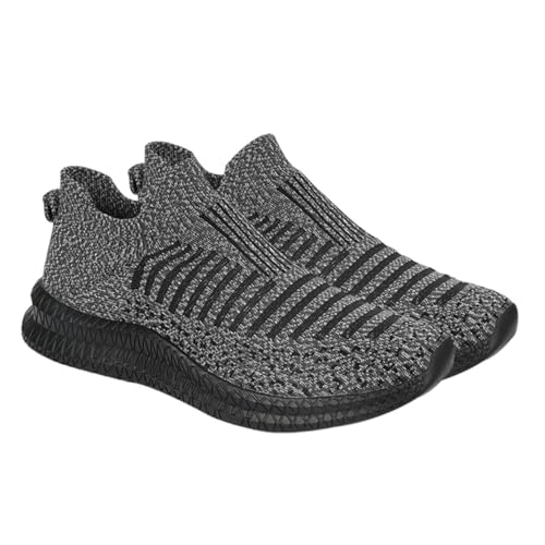 CLISPEED Atmungsaktive Sportschuhe Herren Damen Leichtes Mesh Laufschuhe Outdoor Sneaker Schnürsenkellos Bequeme Freizeit Turnschuhe Für Fitness und Alltag von CLISPEED