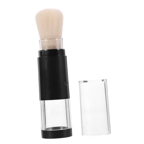 CLISPEED Auffüllbarer Puderpinsel Mit Integriertem Kosmetikbehälter Tragbarer Makeup-pinsel Für Puder Und Blush Einfach Zu Benutzen Weiche Borsten Für Einen Sanften Aufstrich Für Frauen von CLISPEED