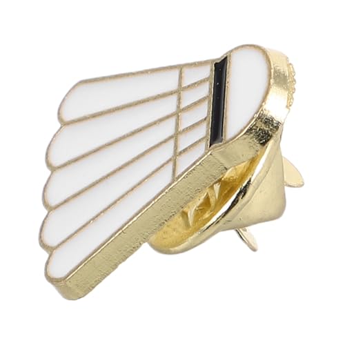CLISPEED Badminton Brosche für Damen und Herren Modischer Sport Anstecker Einzigartiges Design für Kleidung Taschen und Hüte Süßes Accessoire zur Präsentation Ihrer Sportleidenschaft von CLISPEED