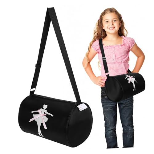 CLISPEED Ballett Rucksack mit Reißverschluss Verstellbarer Schultergurt Robuster Oxford Tanz Aufbewahrungstasche für Mädchen und Jugendliche von CLISPEED