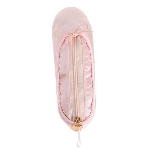 CLISPEED Ballettschuh Stiftemäppchen Stoff Multifunktional Große Kapazität Organizer Kosmetiktasche Für Mädchen Tänzerinnen Tragbar Pencil Case von CLISPEED