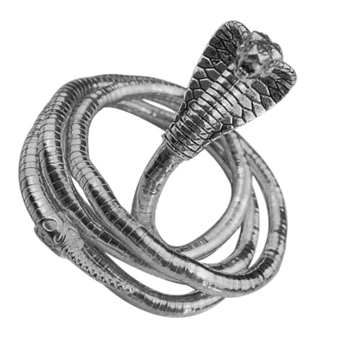 CLISPEED Biegsame Schlangenkette aus Legierung Verstellbares Schmuckstück für Damen und Herren Leichtes Flexibles Armband mit Einzigartigem Design Modisches Halloween accessoire von CLISPEED