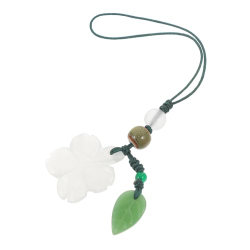 CLISPEED Blattanhänger Kreativer Schlüsselring mit Charmantem Blattdesign für DIY Schmuck Handyanhänger Perfektes Zubehör für Armbänder Schlüsselbund Elegantes von CLISPEED