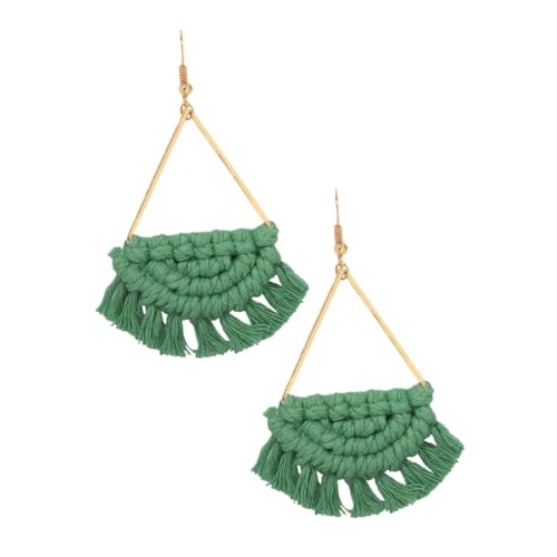 CLISPEED Boho Fächerförmige Ohrringe Geflochten Leicht Damen Ohrschmuck Modisch Für Alltag CLISPEED Boho Fächerförmige Ohrringe Geflochten Leicht Damen Ohrschmuck Modisch Für Alltag von CLISPEED