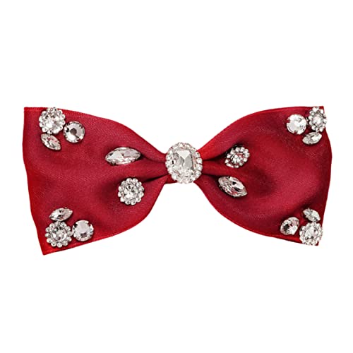 CLISPEED Bowknot Haarschmuck mit Strass für und Mädchen Haarspangen für Haartypen für Freizeit und Besondere Anlässe Rot Hs CLISPEED Bowknot Haarschmuck mit Strass für und Mädchen Haarspangen für Haartypen für Freizeit und Besondere Anlässe Rot Hs von CLISPEED