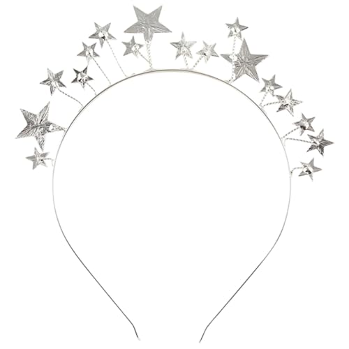 CLISPEED Braut Party Haarband mit Funkelnden Stern Wassersteinen Modisches Damen Stirnband Hochwertiges Haarschmuck Ornament für Hochzeit und Festliche Anlässe von CLISPEED