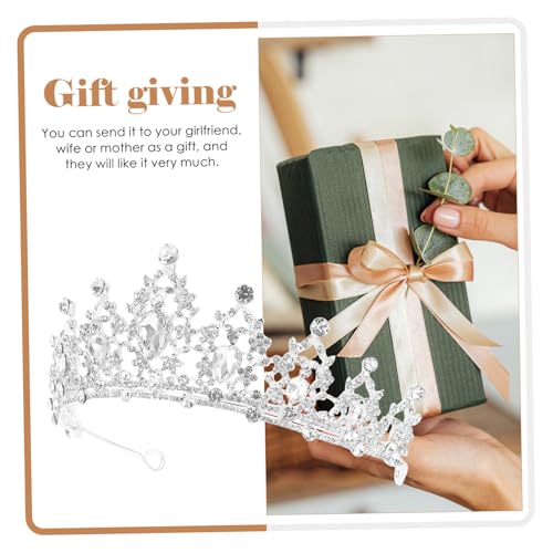 CLISPEED Braut Tiara Kristallkrone mit Strahlenden Ab Rhinestones Komfortables Hochzeits Haarband Stilvolles Brautschmuck für Hochzeit Party und Besondere Anlässe CLISPEED Braut Tiara Kristallkrone mit Strahlenden Ab Rhinestones Komfortables Hochzeits Haarband Stilvolles Brautschmuck für Hochzeit Party und Besondere Anlässe von CLISPEED