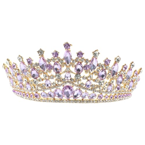 CLISPEED Brautkrone mit Funkelnden Strasssteinen Leichtes Barock Diadem für Mädchen Eleganter Haarschmuck für Hochzeit Party und Festliche Anlässe CLISPEED Brautkrone mit Funkelnden Strasssteinen Leichtes Barock Diadem für Mädchen Eleganter Haarschmuck für Hochzeit Party und Festliche Anlässe von CLISPEED