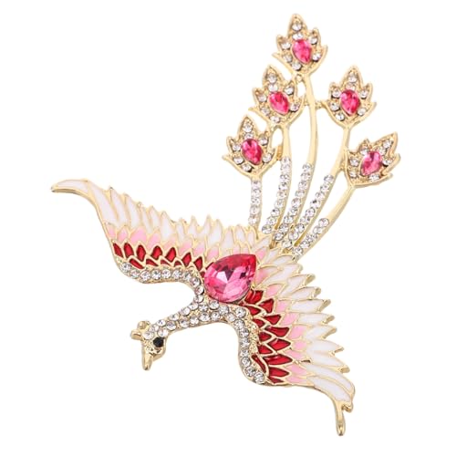 CLISPEED Brosche mit Strass für Frauen Stilvolle Weihnachts und Geburtstagsdekoration Vielseitiges Accessoire für Festliche Anlässe und Outfits von CLISPEED