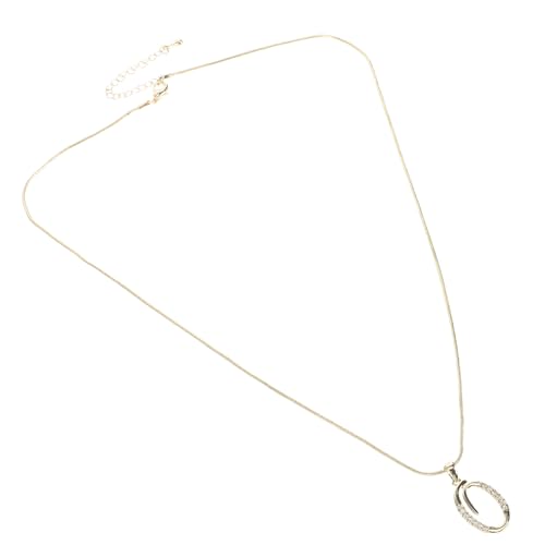 CLISPEED Buchstabenanhänger Halskette O Kupfer Zirkonia Schmuck Damen Teenager Geschenkidee Modische Kette mit Dekorativem Anhänger Personalisierbarer Schmuck für Frauen CLISPEED Buchstabenanhänger Halskette O Kupfer Zirkonia Schmuck Damen Teenager Geschenkidee Modische Kette mit Dekorativem Anhänger Personalisierbarer Schmuck für Frauen von CLISPEED