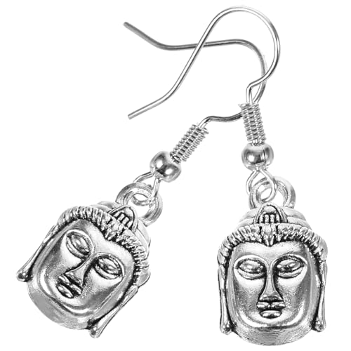 CLISPEED Buddha Ohrringe Damen Hängend Zinklegierung Leicht Komfortabel Spiritueller Schmuck Geschenk CLISPEED Buddha Ohrringe Damen Hängend Zinklegierung Leicht Komfortabel Spiritueller Schmuck Geschenk von CLISPEED