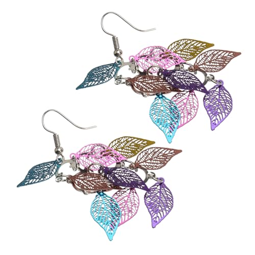 CLISPEED Bunte Damen Ohrstecker Kupfer Mehrlagige Hohle Designs Ohrschmuck Für Partys Hochzeiten Geschenkidee CLISPEED Bunte Damen Ohrstecker Kupfer Mehrlagige Hohle Designs Ohrschmuck Für Partys Hochzeiten Geschenkidee von CLISPEED