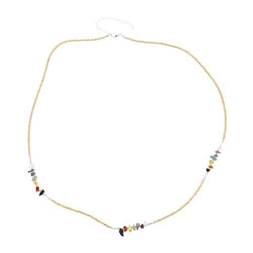 CLISPEED Bunte Stein Bauchkette Handgefertigte Körperkette Taillengürtel Strand Schmuck für Damen Wrist Chain Eleganter Hüftgürtel Modischer Körperschmuck CLISPEED Bunte Stein Bauchkette Handgefertigte Körperkette Taillengürtel Strand Schmuck für Damen Wrist Chain Eleganter Hüftgürtel Modischer Körperschmuck von CLISPEED