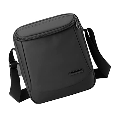 CLISPEED Business Nylon Crossbody Bag Herren Umhängetasche Verstellbarer Schultergurt Praktisch für Reisen Freizeit Arbeit von CLISPEED