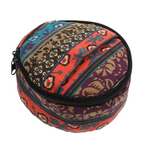 CLISPEED Canvas Ätherische Öle Aufbewahrungstasche Stoßfest Leicht Mit Deckel Für Flaschen Reise Organizer Tasche von CLISPEED