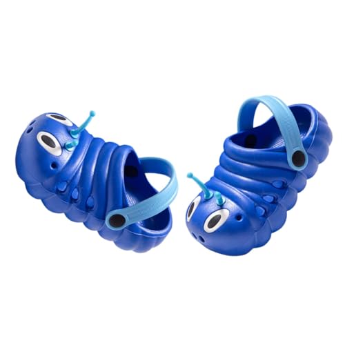 CLISPEED Cartoon Sandalen Hausschuhe Leicht Rutschfest Strand Sandalen Atmungsaktiv Sommer Badeschuhe für Jungen Mädchen von CLISPEED