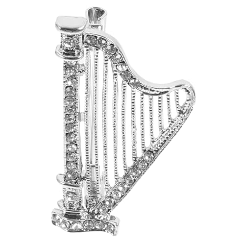 CLISPEED Chic Brosche mit Strasssteinen Modisches Accessoire für Damen und Herren Vielseitige Anstecknadel für Anzüge Hüte Taschen Langlebige Legierung Individuelles Schmuckstück von CLISPEED