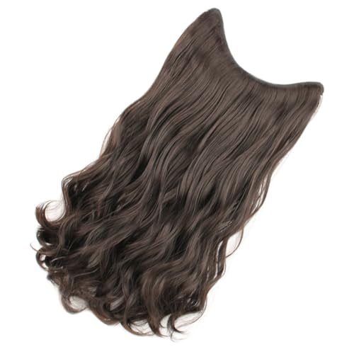CLISPEED Clip In Haarverlängerungen Wellig Lockig Unsichtbar U Förmig Natürliche Schwarze Echthaar Extensions Für Damen Leicht Zu Befestigen Volumen von CLISPEED