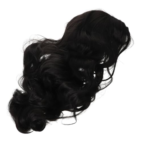 CLISPEED Cosplay Perücke Lang Schwarz Gewellt Lockig Hitzebeständig Natürliche Optik Mittiger Scheitel Damen Party Halloween Verkleidung CLISPEED Cosplay Perücke Lang Schwarz Gewellt Lockig Hitzebeständig Natürliche Optik Mittiger Scheitel Damen Party Halloween Verkleidung von CLISPEED