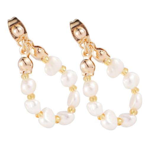 CLISPEED Court Style Ohrringe Damen Perlen Ohrhänger Vintage Stil Perlenohrringe für Mädchen und Frauen Zarte Tropfenförmige Hängeohrringe für Hochzeit Party und Alltag CLISPEED Court Style Ohrringe Damen Perlen Ohrhänger Vintage Stil Perlenohrringe für Mädchen und Frauen Zarte Tropfenförmige Hängeohrringe für Hochzeit Party und Alltag von CLISPEED