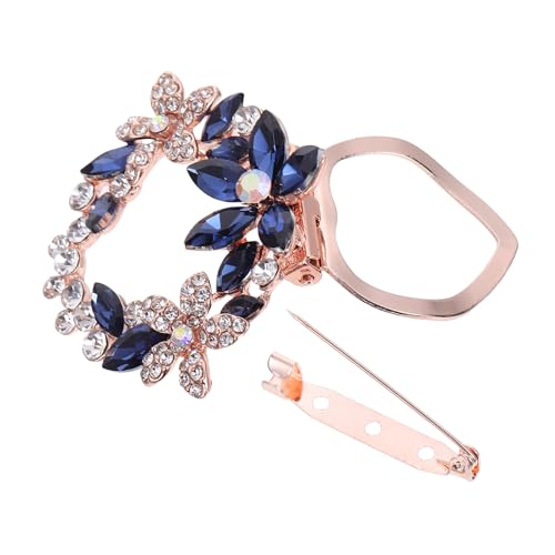 CLISPEED Damen Brosche Schalclip aus Modische Kreative Kleidung Dekor Schnalle Vielseitiger Schalring für Tücher und Halstücher Eleganter Brustschmuck für Damen von CLISPEED