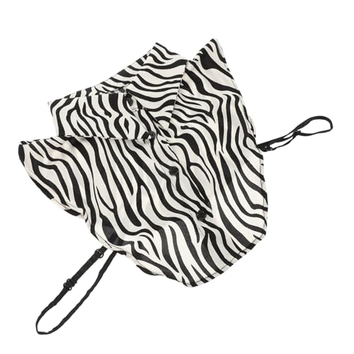 CLISPEED Damen Fake Kragen Abnehmbar Baumwollbluse Kragen Zebra Muster Modischer Abnehmbarer Hemdkragen Vielseitig für Pullover Kleider und Jacken Geeignet Zufällige Farbe Zufällige Farbe von CLISPEED
