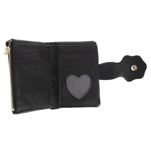 CLISPEED Damen Geldbörse Vintage mit Reißverschluss Multifunktionales Kartenetui für Frauen Kompakte Münztasche mit Blumenmuster Sicherer Verschluss Portemonnaie für Alltag und von CLISPEED