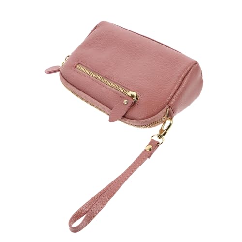 CLISPEED Damen Münzbörse mit Großem Fassungsvermögen Langlebige Aufbewahrungstasche Mehrlagiges Design Leicht und Kompakt Geeignet für Reisen Arbeit und Alltag Inklusive Handgelenksband von CLISPEED