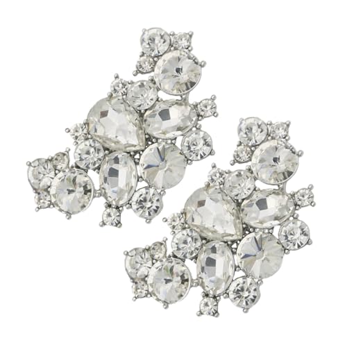 CLISPEED Damen Schuhclip Schmetterlingsblume Wiederverwendbare Stilvolle High Heels Schnalle Modischer Schuhschmuck für Geburtstag und Festtage von CLISPEED