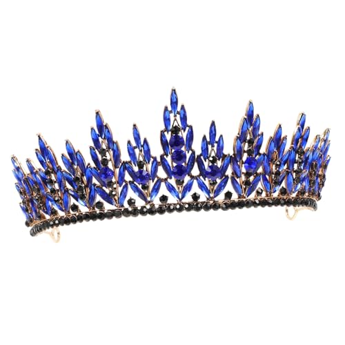 CLISPEED Damen Tiara Krone mit Strasssteinen Festlicher Haarschmuck für Hochzeit und Party Retro Brautschmuck Stirnband Langlebiges Design Geeignet für Braut und Festliche Anlässe CLISPEED Damen Tiara Krone mit Strasssteinen Festlicher Haarschmuck für Hochzeit und Party Retro Brautschmuck Stirnband Langlebiges Design Geeignet für Braut und Festliche Anlässe von CLISPEED