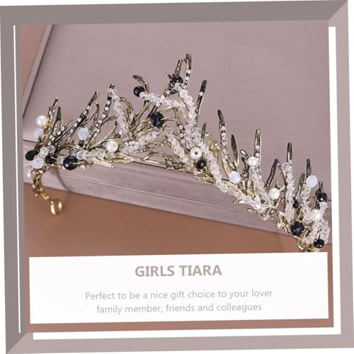 CLISPEED Damen Tiara aus Langlebiger Legierung Zarte Prinzessin Krone für Hochzeit Geburtstag und Festliche Anlässe Klassische Antike Optik Modischer Haarschmuck für Frauen und Mädchen CLISPEED Damen Tiara aus Langlebiger Legierung Zarte Prinzessin Krone für Hochzeit Geburtstag und Festliche Anlässe Klassische Antike Optik Modischer Haarschmuck für Frauen und Mädchen von CLISPEED