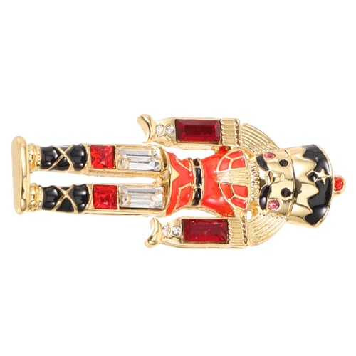 CLISPEED Dekorativer Soldat Broschen Anstecker aus Metall Kleiner Bunter Lapel Pin für Kleidung Hut Rucksack Festhaltend Modisch Vielseitig für Festtage und Alltag von CLISPEED