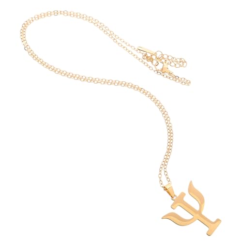 CLISPEED Delikate Damenhalskette aus Titanstahl mit Stilvollem Kerzenhalter Anhänger Hautfreundlich Langlebig Schlichtes Design für Frauen Individuelles Schmuckstück Gold von CLISPEED