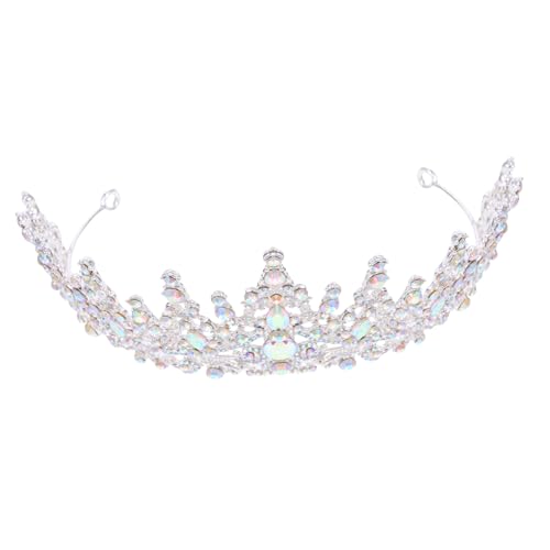 CLISPEED Delikates Braut Tiara Wasserdiamant Krone Barock Headband Hochzeit Haarschmuck Damen Elegant Leicht für Besondere Anlässe Brautjungfer Geburtstagsfeier CLISPEED Delikates Braut Tiara Wasserdiamant Krone Barock Headband Hochzeit Haarschmuck Damen Elegant Leicht für Besondere Anlässe Brautjungfer Geburtstagsfeier von CLISPEED