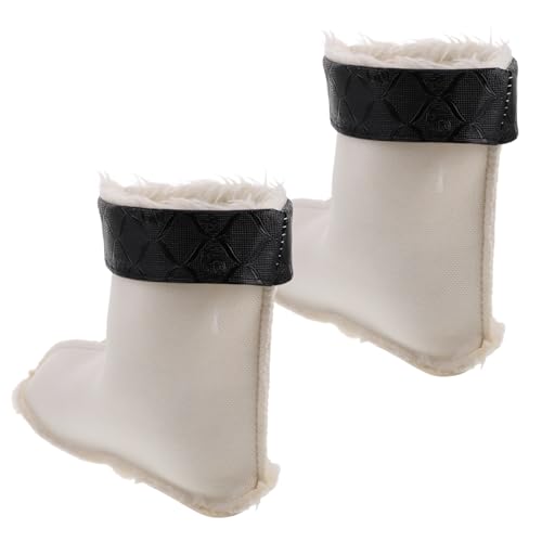 CLISPEED Dicke Herren Regenstiefel Innenfutter aus Baumwolle Wasserabweisend Stiefelsocken Wärmend für Kalte Wintertage Robust und für Männerfüße Geeignet Langanhaltende Isolierung und von CLISPEED