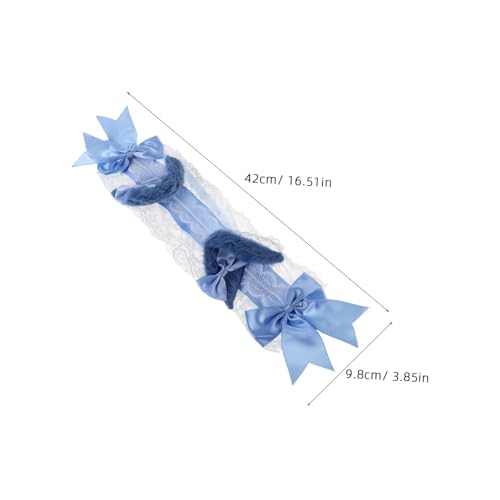 CLISPEED Dienstmädchen-stirnband Mit Katzenohren Katzenhaar Weiches Stirnband Für Halloween Und Cosplay Kopfschmuck Für Mädchen Und Frauen Vintage-lolita-haarband von CLISPEED