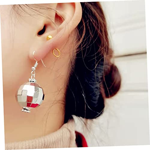 CLISPEED Disco Ball Schmuckset Jahre Retro Party Zubehör aus Langlebigem Bestehend aus Disco Kugel Armband und Ohrhängern als Auffällige Deko und Accessoire für von CLISPEED