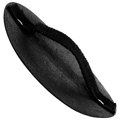 CLISPEED Doppelseitiger Badehandschuh Rundes Peeling handtuch Starkes Hautpeeling Sanfte Massage für Körperreinigung und Abgestorbene Hautentfernung Badezubehör Schwarz von CLISPEED