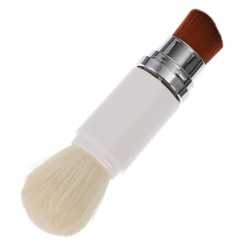 CLISPEED Doppelseitiger Make Up Pinsel Telescopisch Weiche Fasern Dichter Puderpinsel und Präziser Concealer Pinsel für Frauen Tragbares Kosmetik Tool für Tägliches Schminken von CLISPEED