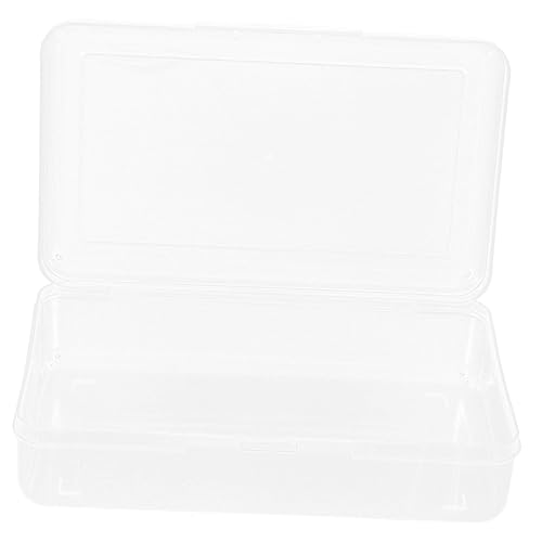 CLISPEED Durchsichtige Bleistiftbox Großes Fassungsvermögen Praktischer Stift Organizer für Schule Büro und Zuhause Sicherer Deckel Langlebig und Vielseitig Einsetzbar von CLISPEED