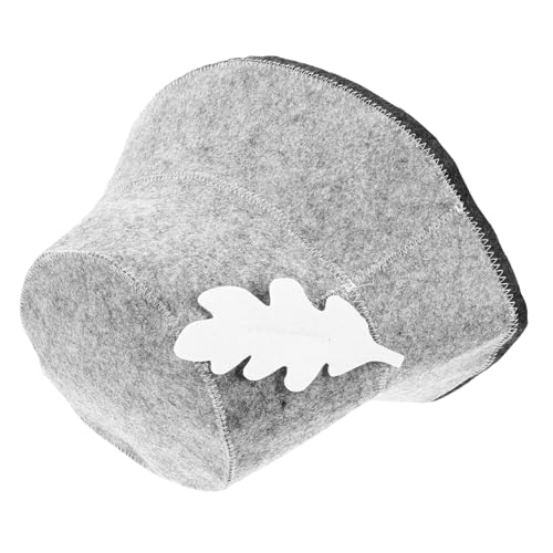 CLISPEED Sauna Hut Aus Filz Für Männer Und Frauen Dicke Und Schnelltrocknende Badekappe Für Sauna Dampfbad Und Wellness Schützt Vor Überhitzung Und Schont Das Haar Für Langes Und von CLISPEED